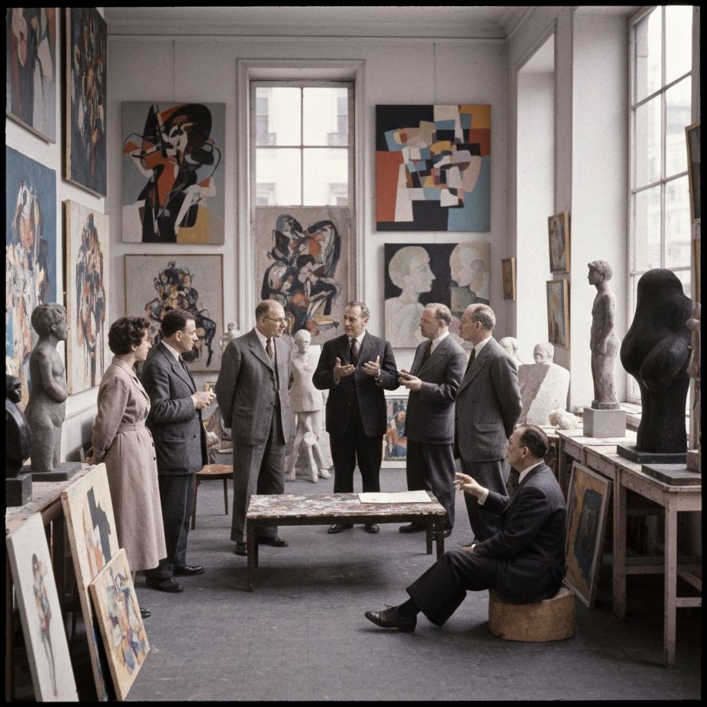 Conférence d'art abstrait, Paris, 2010